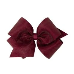 Deals ???? Copper Key ???? Girls King Pinch Clip Organza Hair Bow White ???? -Copper Key Shop unnamed file 333