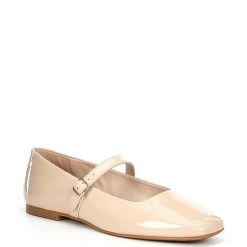 New ✨ Copper Key Sweetie Patent Mary Jane Flats Bisque ????