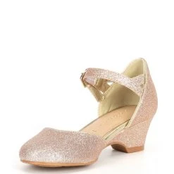 Deals ❤️ Copper Key ???? Girls' Fancee Glitter Covered Wedge ???? Heels (Toddler) Silver ???? -Copper Key Shop unnamed file 398
