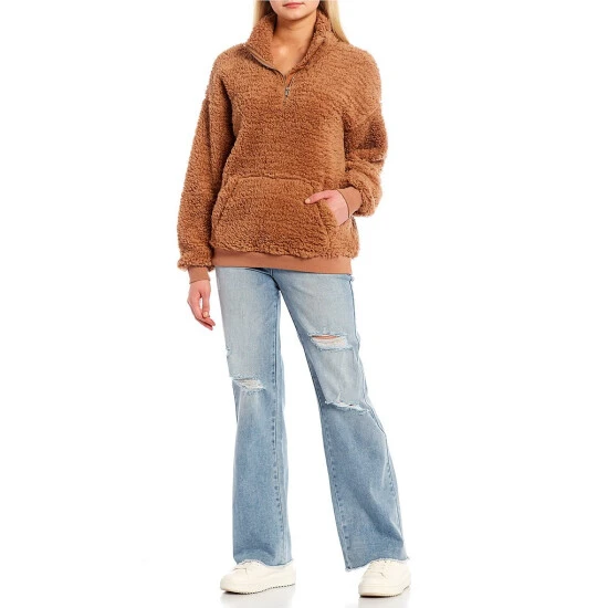 Best reviews of ???? Copper Key Fuzzy Teddy Fleece Quarter Zip Pullover Gray ???? 6 Best reviews of ???? Copper Key Fuzzy Teddy Fleece Quarter Zip Pullover Gray ???? - Image 6