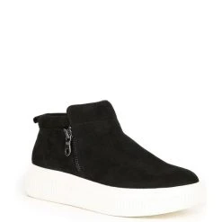 Discount ???? Copper Key Earthbound Suede Nubuck Side Zip ???? Sneakers Gris Taupe ???? -Copper Key Shop unnamed file 465