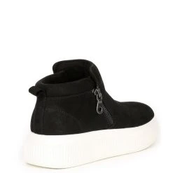 Discount ???? Copper Key Earthbound Suede Nubuck Side Zip ???? Sneakers Gris Taupe ???? -Copper Key Shop unnamed file 466