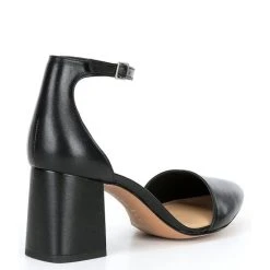 Flash Sale ???? Copper Key Stylish Leather Block Heel Pointed Toe Pumps Prom Pink ???? -Copper Key Shop unnamed file 545