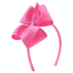 Brand new ???? Copper Key ???? Girls Grosgrain Bow Headband Light Pink ???? -Copper Key Shop unnamed file 584