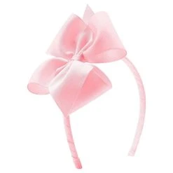 Brand new ???? Copper Key ???? Girls Grosgrain Bow Headband Light Pink ???? -Copper Key Shop unnamed file 585