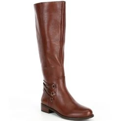 Promo ???? Copper Key Howdy Slim Calf Leather Riding ???? Boots Black ????