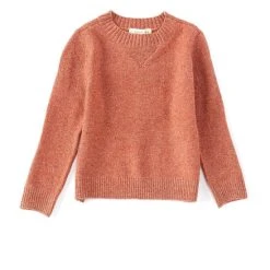 Cheapest ???? Copper Key Little ???? Girls 2T-6X Pullover Sweater Cashew ???? -Copper Key Shop unnamed file 612