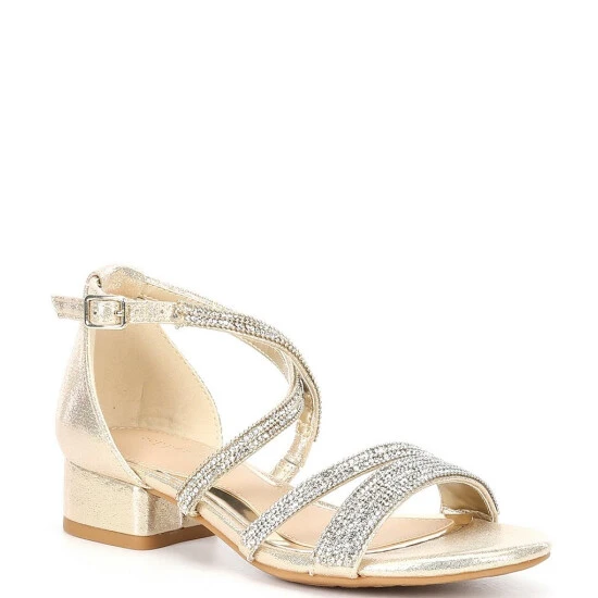 Best deal ???? Copper Key ???? Girls' Charrming Glitzy Rhinestone Detail Strappy ???? Dress ???? Sandals (Youth) Sand Gold ???? 1 Best deal ???? Copper Key ???? Girls' Charrming Glitzy Rhinestone Detail Strappy ???? Dress ???? Sandals (Youth) Sand Gold ????