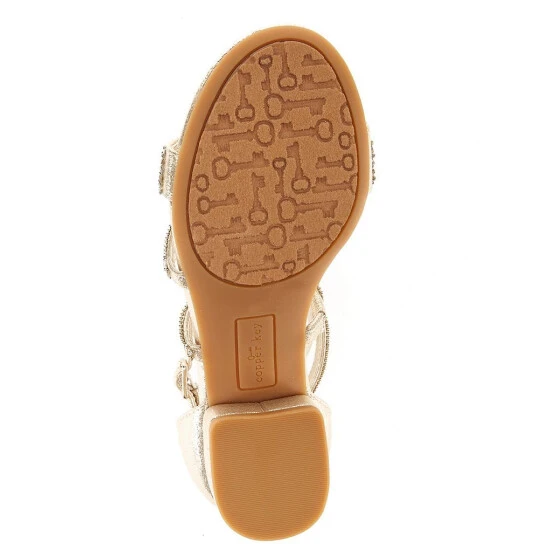 Best deal ???? Copper Key ???? Girls' Charrming Glitzy Rhinestone Detail Strappy ???? Dress ???? Sandals (Youth) Sand Gold ???? 6 Best deal ???? Copper Key ???? Girls' Charrming Glitzy Rhinestone Detail Strappy ???? Dress ???? Sandals (Youth) Sand Gold ???? - Image 6