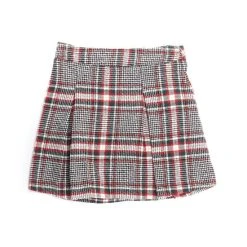Discount ???? Copper Key Big ???? Girls 7-16 Grey Pleated Plaid Front ???? Skirt Grey Multi ????