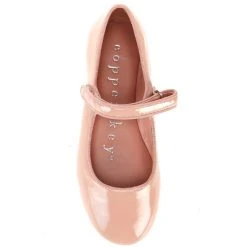 Brand new ❤️ Copper Key ???? Girls' Darrling Patent Velcro Flat Mary Janes (Youth) Pinky Tan ⭐ -Copper Key Shop unnamed file 716