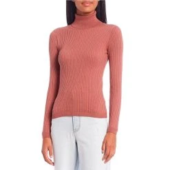 Coupon ???? Copper Key Ribbed Turtleneck Sweater Pine ???? -Copper Key Shop unnamed file 75