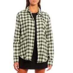 Discount ???? Copper Key Plaid Button Up Flannel ???? Shirt Green Snow ???? 11 Discount ???? Copper Key Plaid Button Up Flannel ???? Shirt Green Snow ???? -Copper Key Shop unnamed file 762