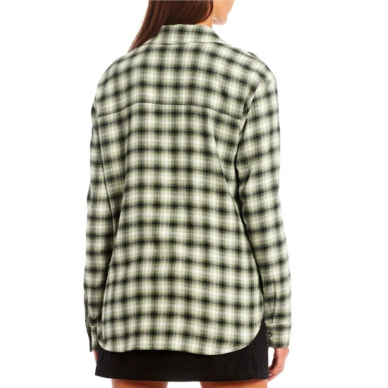 Discount ???? Copper Key Plaid Button Up Flannel ???? Shirt Green Snow ???? 5 Discount ???? Copper Key Plaid Button Up Flannel ???? Shirt Green Snow ???? - Image 5