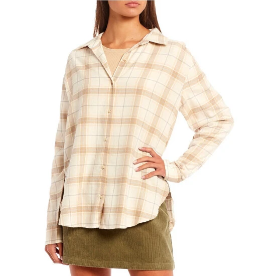 Discount ???? Copper Key Plaid Button Up Flannel ???? Shirt Green Snow ???? 7 Discount ???? Copper Key Plaid Button Up Flannel ???? Shirt Green Snow ???? - Image 7