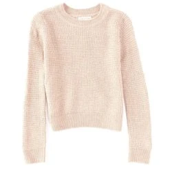 Best deal ???? Copper Key Little ???? Girls 2T-6X Waffle Knit Sweater Blush ????