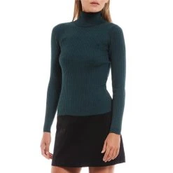 Coupon ???? Copper Key Ribbed Turtleneck Sweater Pine ???? -Copper Key Shop unnamed file 80