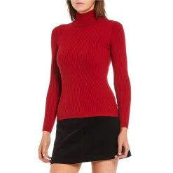 Coupon ???? Copper Key Ribbed Turtleneck Sweater Pine ???? -Copper Key Shop unnamed file 81