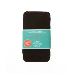 Best deal ???? Copper Key ???? Girls 4-16 2-pack Sheer Tights Black ✔️