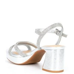 Best Pirce ???? Copper Key Celebrate Rhinestone Platform ???? Dress ???? Sandals Black ???? -Copper Key Shop unnamed file 84