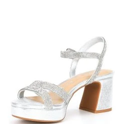 Best Pirce ???? Copper Key Celebrate Rhinestone Platform ???? Dress ???? Sandals Black ???? -Copper Key Shop unnamed file 85