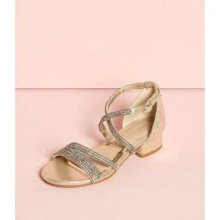 Discount ???? Copper Key ???? Girls' Charrming Glitzy Rhinestone Detail Strappy ???? Dress ???? Sandals (Toddler) Silver ???? -Copper Key Shop unnamed file 859