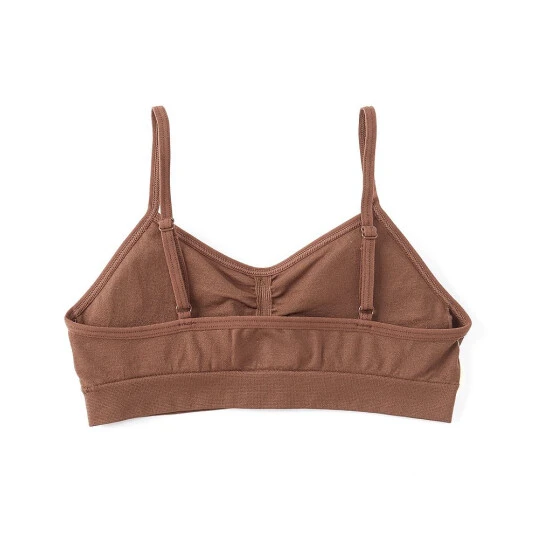 Wholesale ???? Copper Key ???? Girls Seamless Cropped Bra Chestnut ⌛ 2 Wholesale ???? Copper Key ???? Girls Seamless Cropped Bra Chestnut ⌛ - Image 2