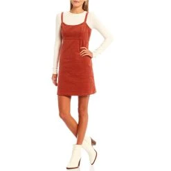 Buy ⭐ Copper Key Corduroy Pinafore ???? Dress Forest ????