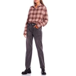 Flash Sale ✨ Copper Key The Vintage High Rise Straight Leg ???? Jeans Black ???? -Copper Key Shop unnamed file 925