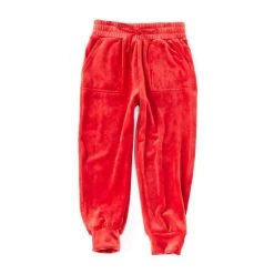 Deals ???? Copper Key Little ???? Girls 2T-6X Velour Jogger Red ???? -Copper Key Shop unnamed file 941