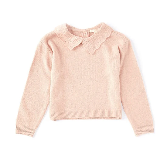 Brand new ???? Copper Key Big ???? Girls 7-16 Collared Sweater Blush ⭐ 3 Brand new ???? Copper Key Big ???? Girls 7-16 Collared Sweater Blush ⭐ - Image 3