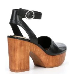 Buy ✔️ Copper Key Passport Leather Ankle Strap Platform Clogs Toasted Tan ⌛ -Copper Key Shop unnamed file 955