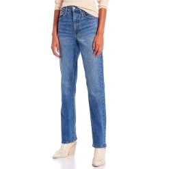 Best reviews of ✔️ Copper Key The Vintage High Rise Straight Leg ???? Jeans Medium Wash ????